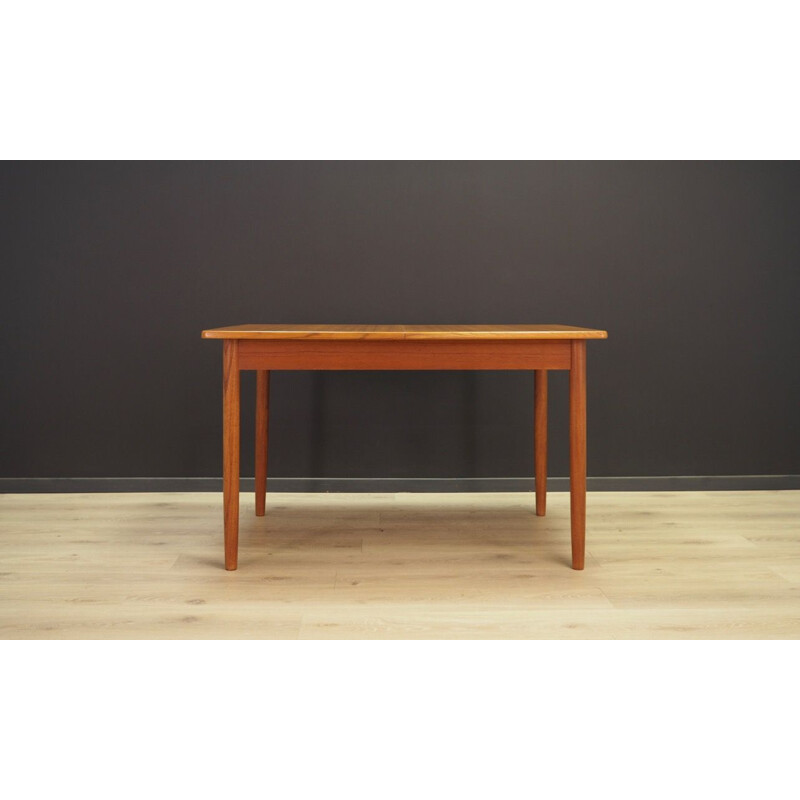 Vintage teak danish dining table 1960