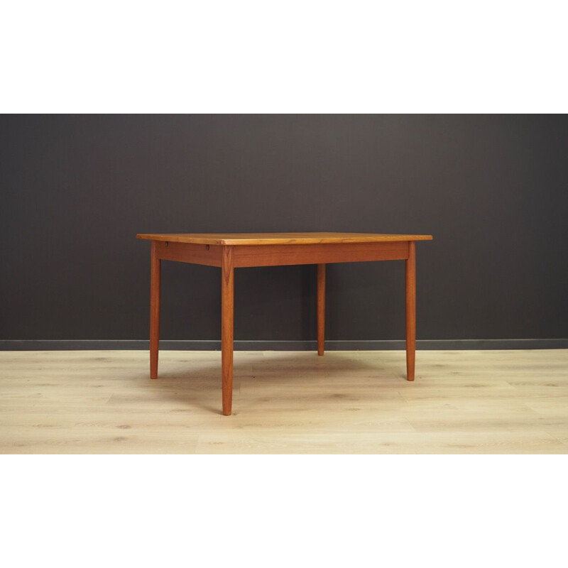 Vintage teak danish dining table 1960