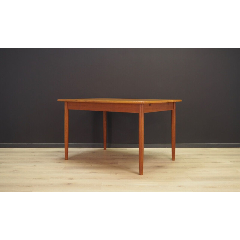 Vintage teak danish dining table 1960