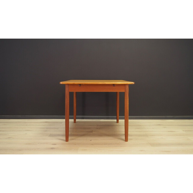 Vintage teak danish dining table 1960