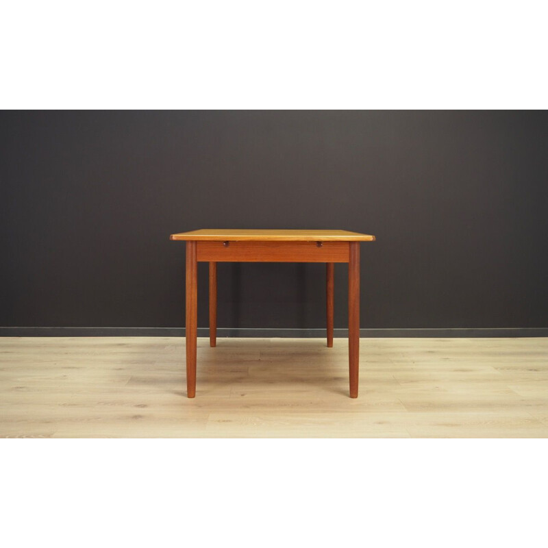 Vintage teak danish dining table 1960