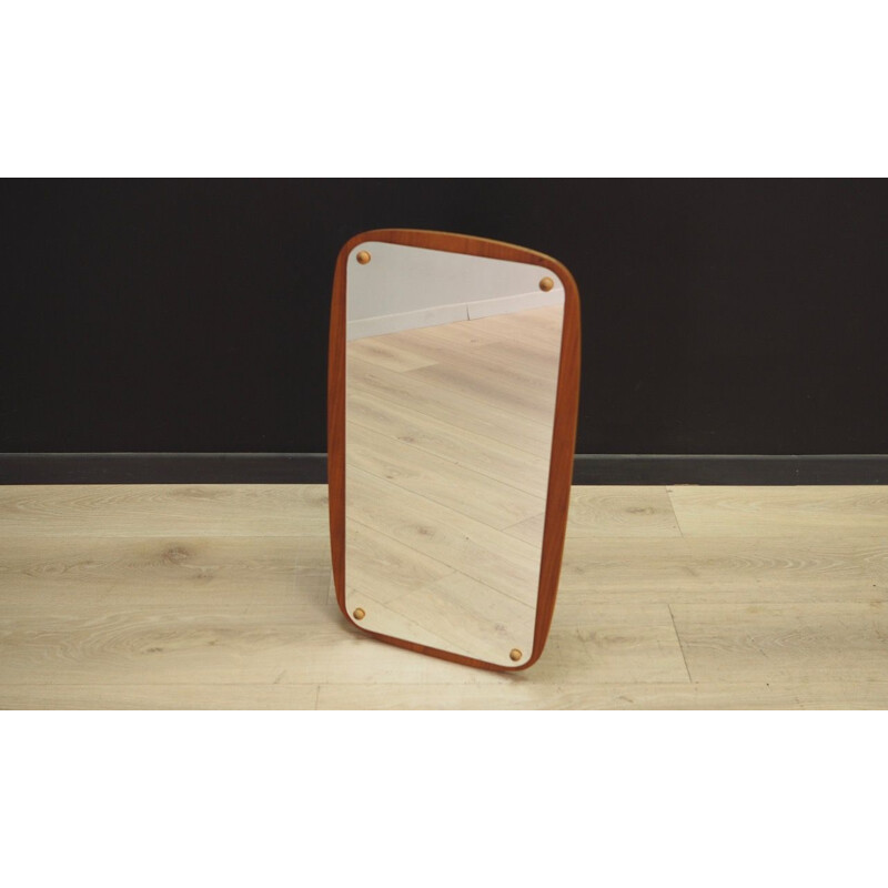 Vintage Danish teak Mirror 1970s