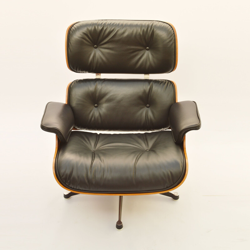 Fauteuil Vintage Eames en palissandre par Herman Miller, années 1960