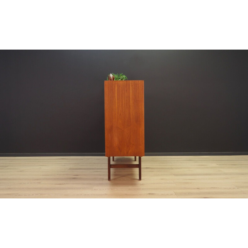 Vintage Danish highboard in teak by Vemb Mobelfabrik, 1960