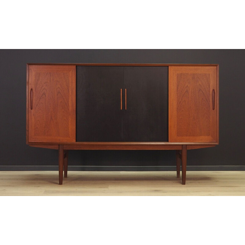 Vintage Danish highboard in teak 1960