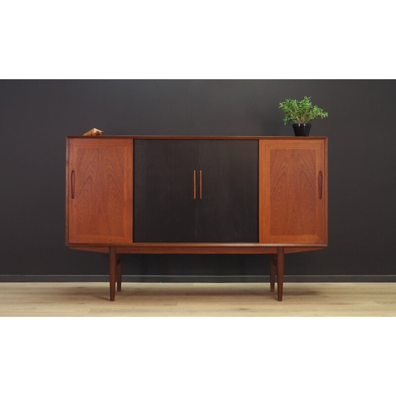 Vintage Danish highboard in teak 1960