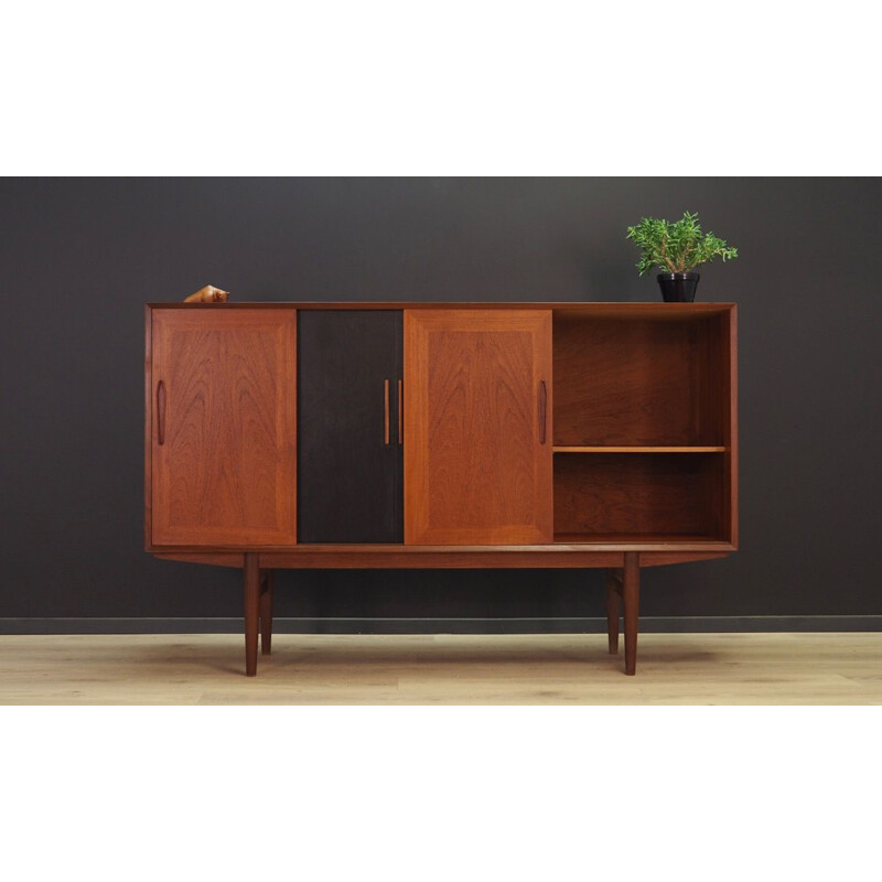 Vintage Danish highboard in teak 1960