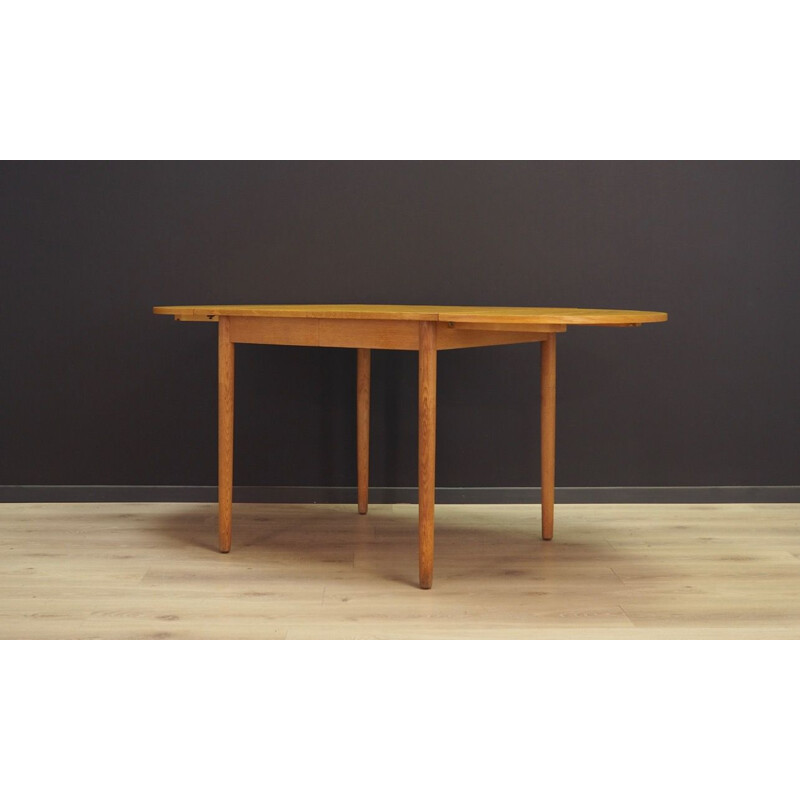 Vintage Danish extendable table in ashwood