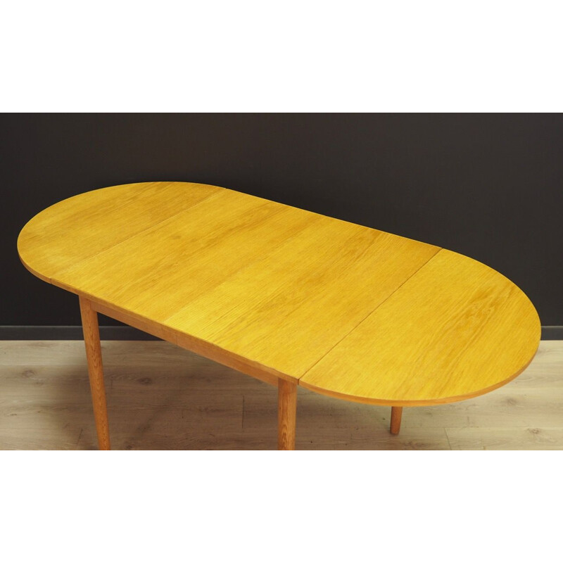 Vintage Danish extendable table in ashwood