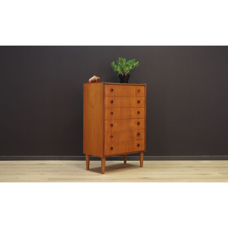 Vintage danish Chest Of Drawers in Teak, 1960