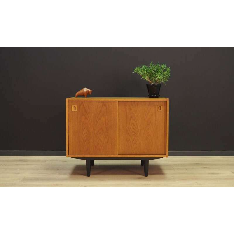 Vintage Scandinavian sideboard in ash veneer