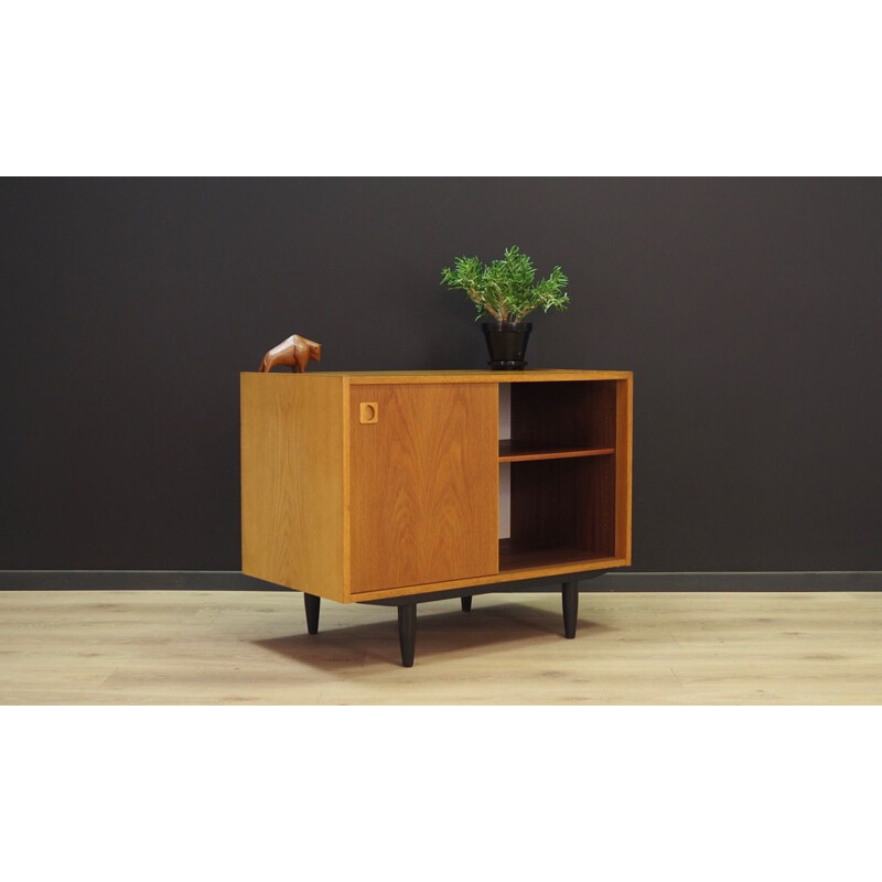 Vintage Scandinavian sideboard in ash veneer