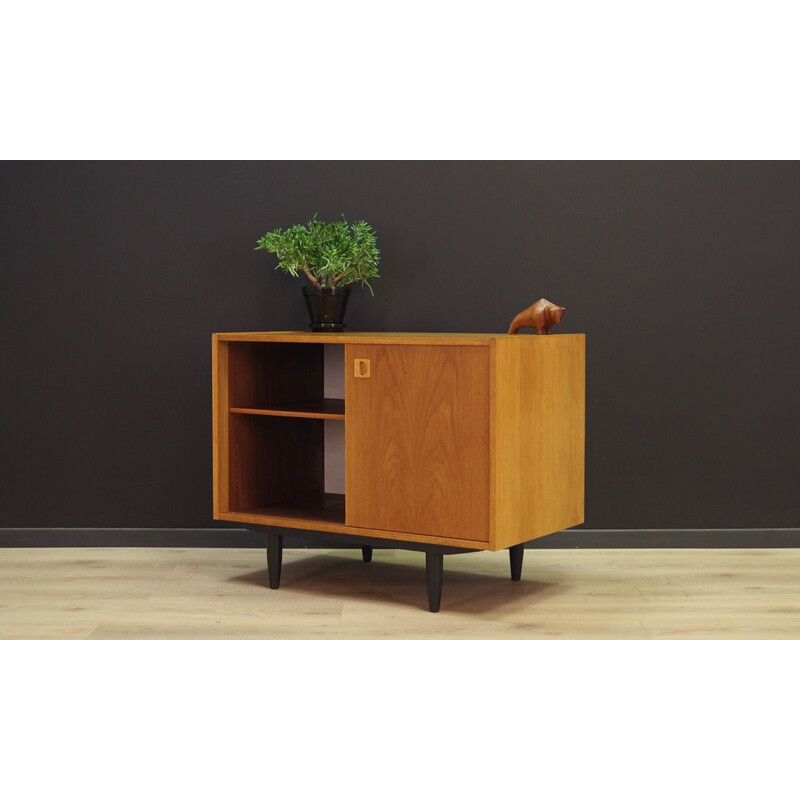 Vintage Scandinavian sideboard in ash veneer