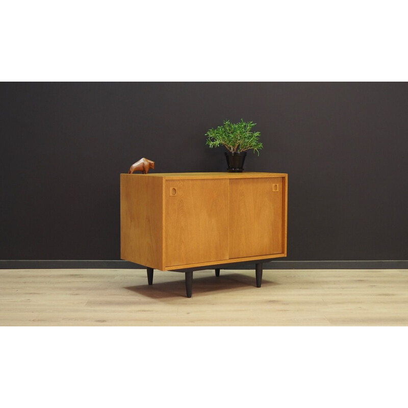 Vintage sideboard in ash Denmark 1970s