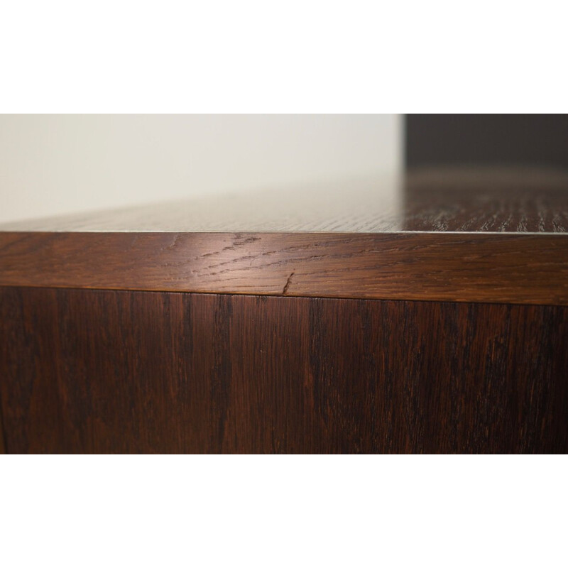 Vintage sideboard in walnut veener and ceramic, Danish design, 1960-1970