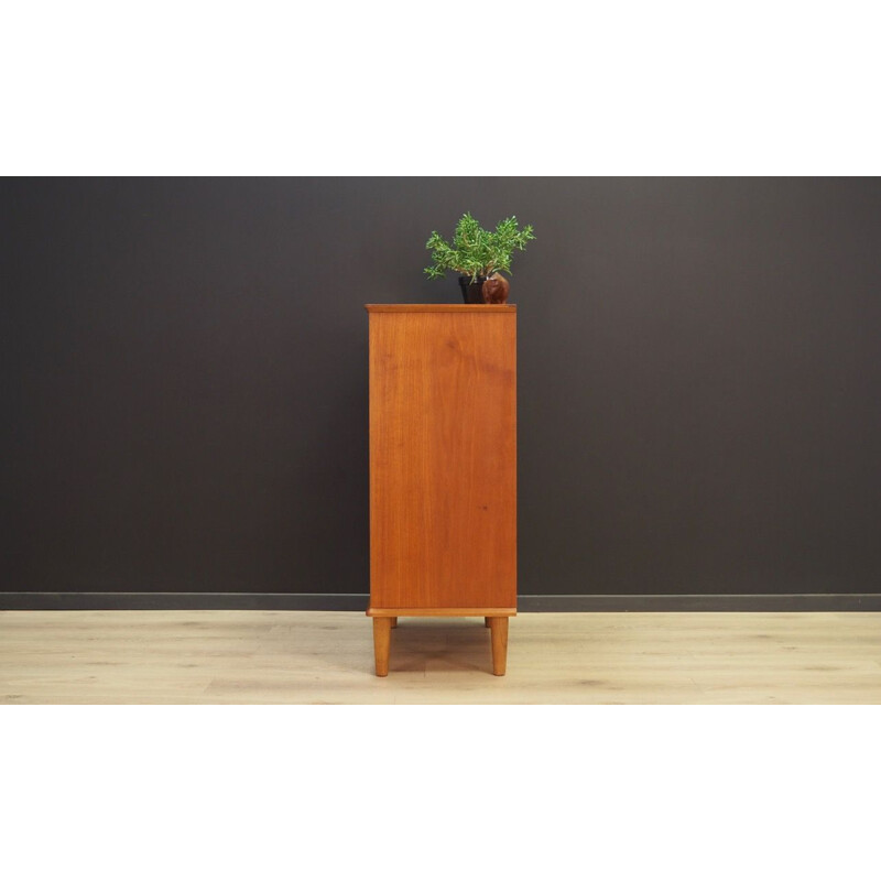 Vintage danish chest of drawers in teakwood 1970