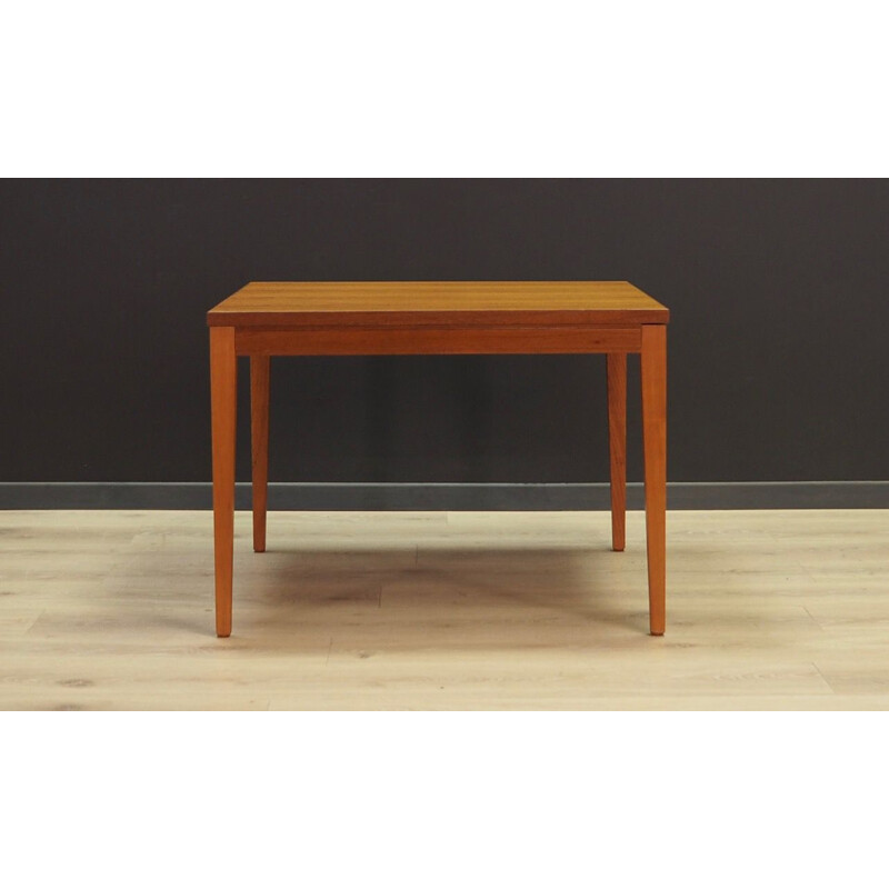 Table vintage danoise en teck 1970