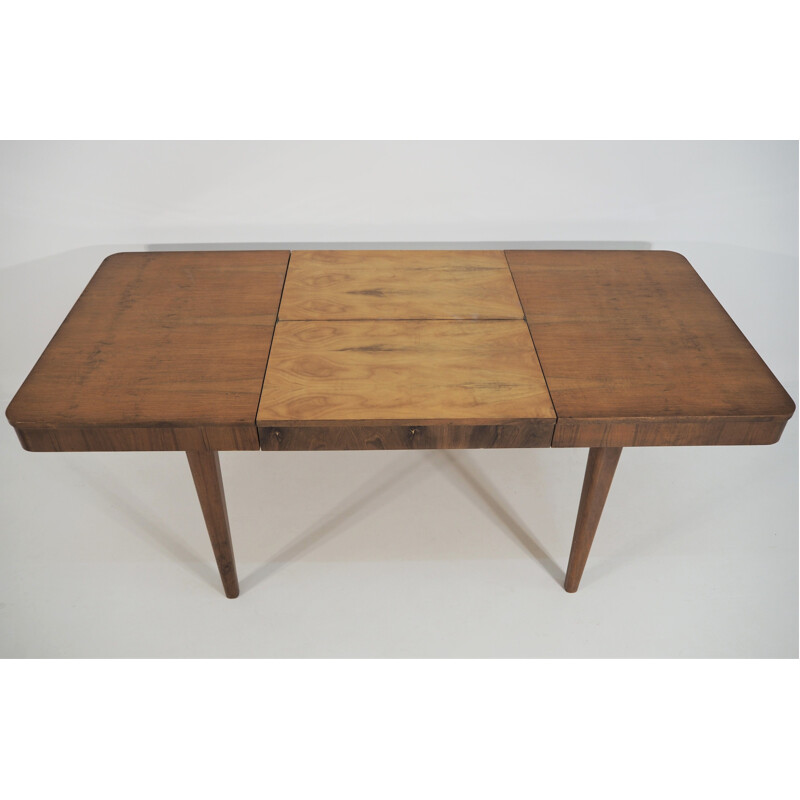 Vintage Czech dining table by Jindřich Halabala for UP Závody, 1950s