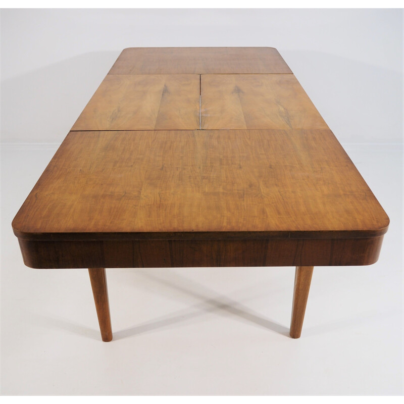 Vintage Czech dining table by Jindřich Halabala for UP Závody, 1950s