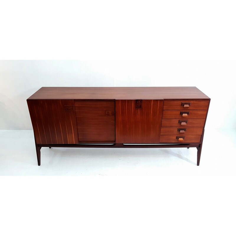 Vintage Credenza in Teak by Fratelli Proserpio made in Italy