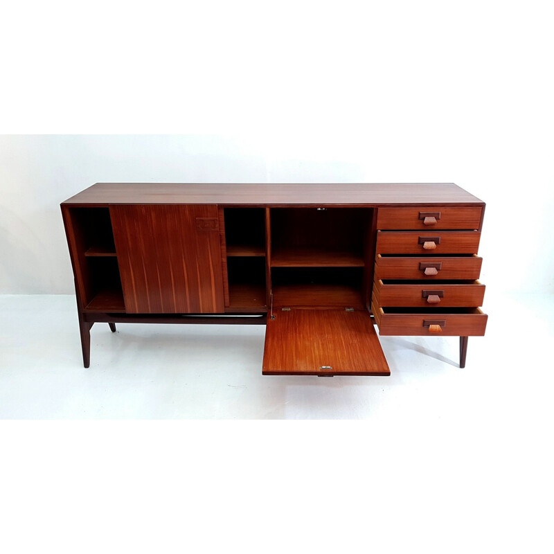 Vintage Credenza in Teak by Fratelli Proserpio made in Italy