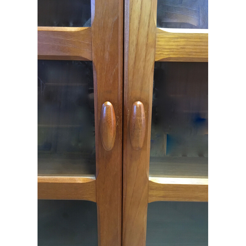 Vintage Scandinavian teak corner chest of drawers