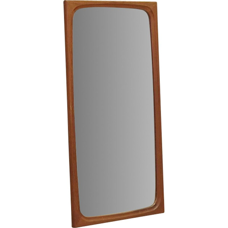 Vintage mirror in teak Danish 1970s