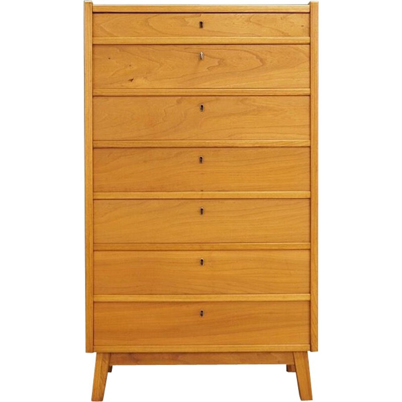 Vintage scandinavian chest of drawers in ash, 1960