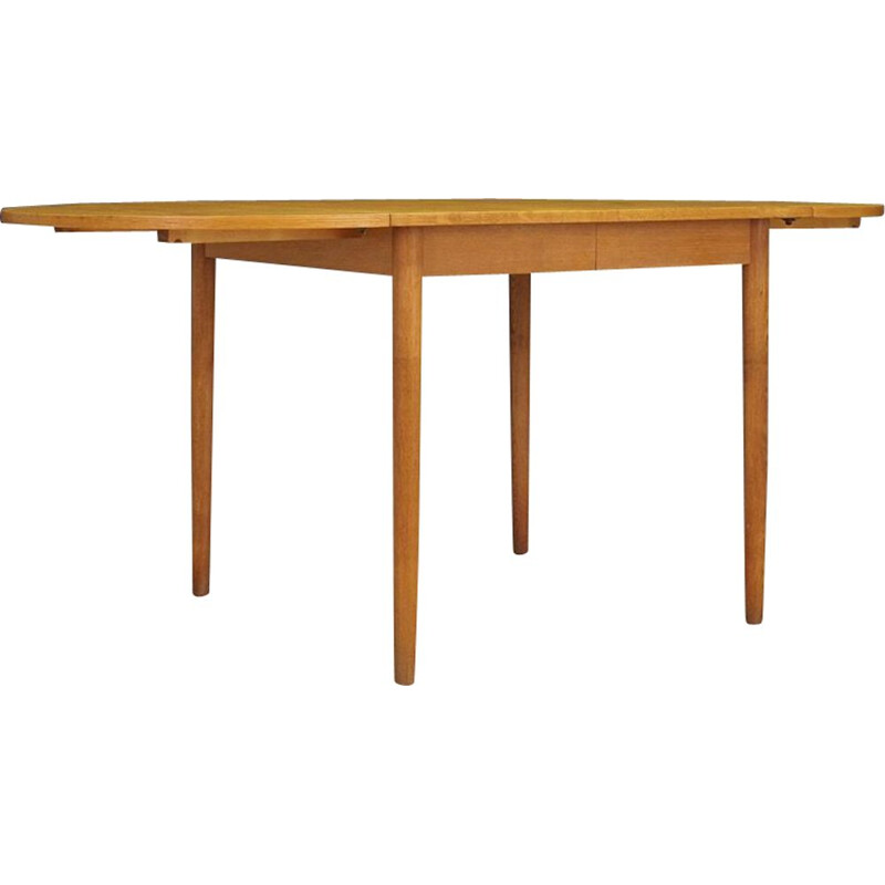 Vintage Danish extendable table in ashwood