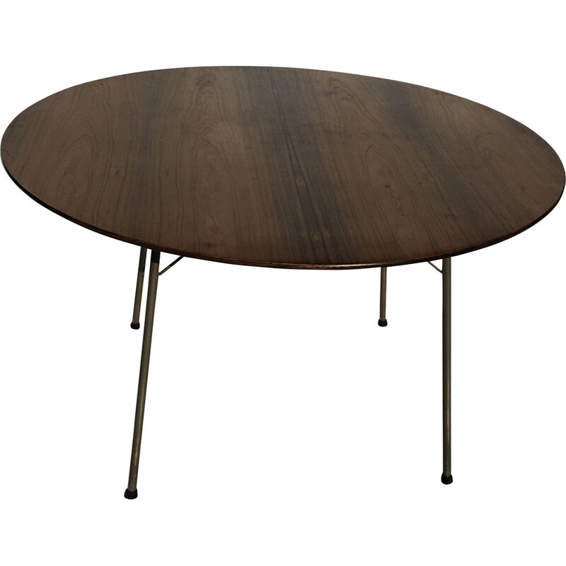 Vintage high rosewood table by Arne Jacobsen