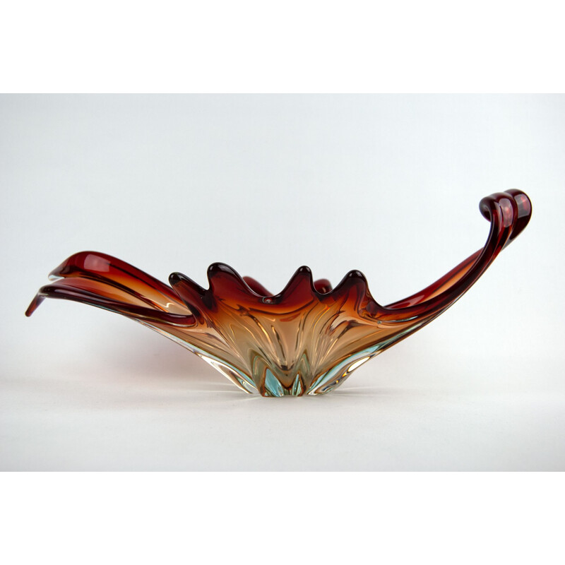 Vase vintage en verre de Murano 1950