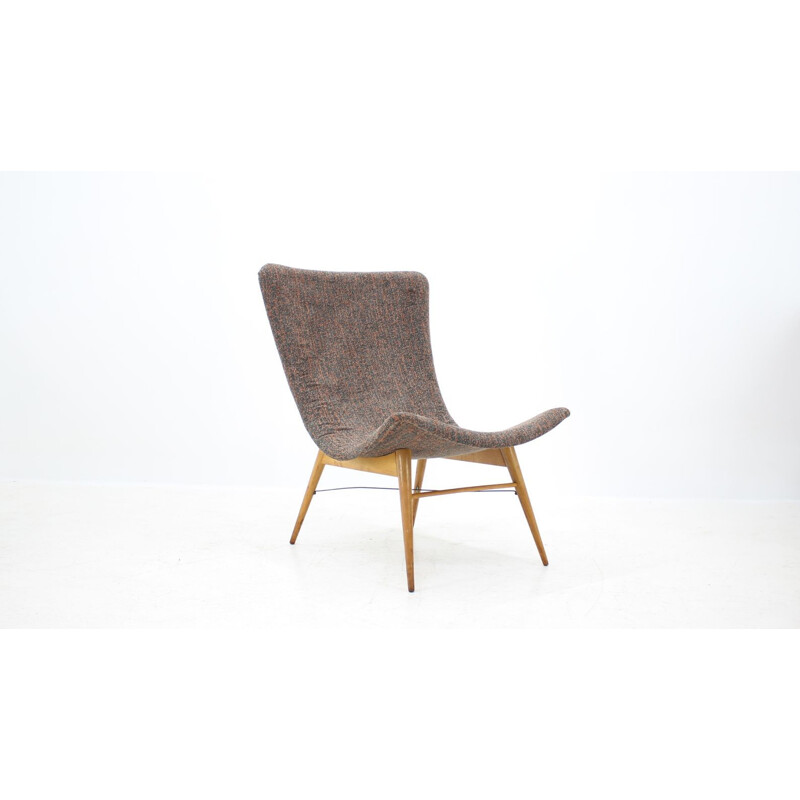Vintage Lounge Chair Designed by Miroslav Navratil, 1960