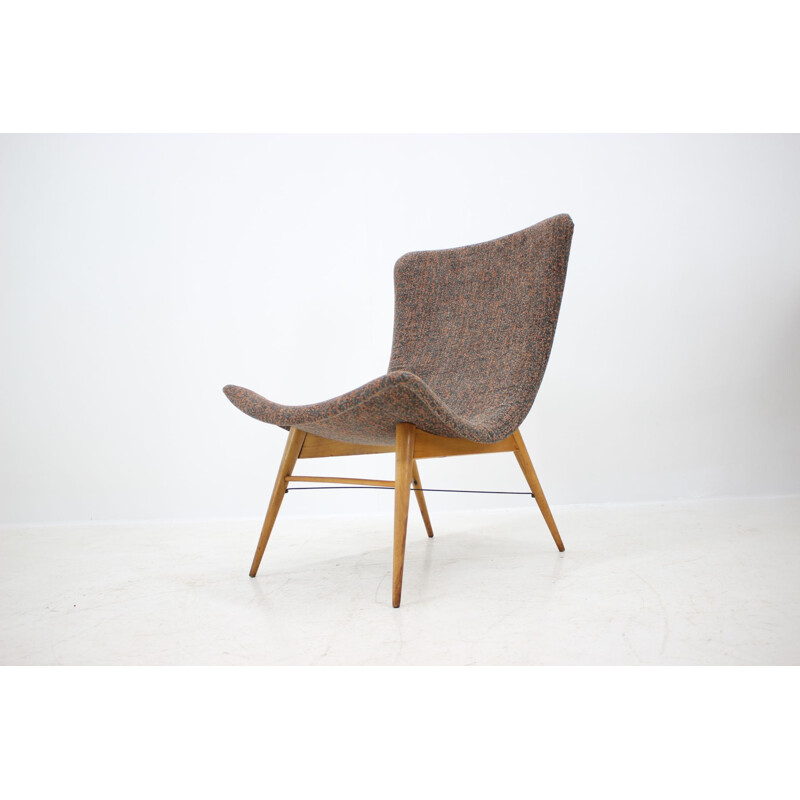 Vintage Lounge Chair Designed by Miroslav Navratil, 1960