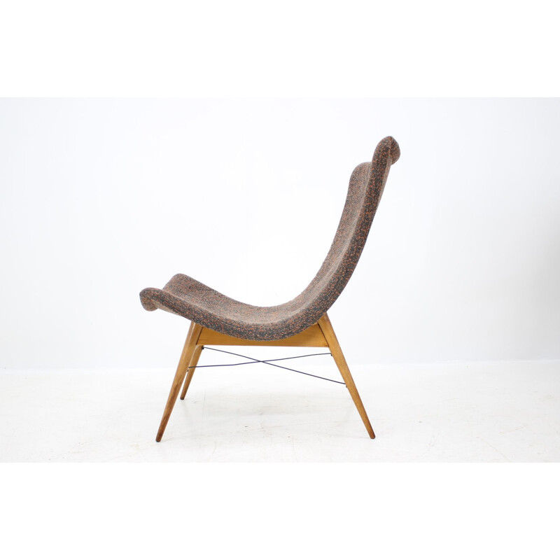 Chaise de salon Vintage conçue par Miroslav Navratil, 1960