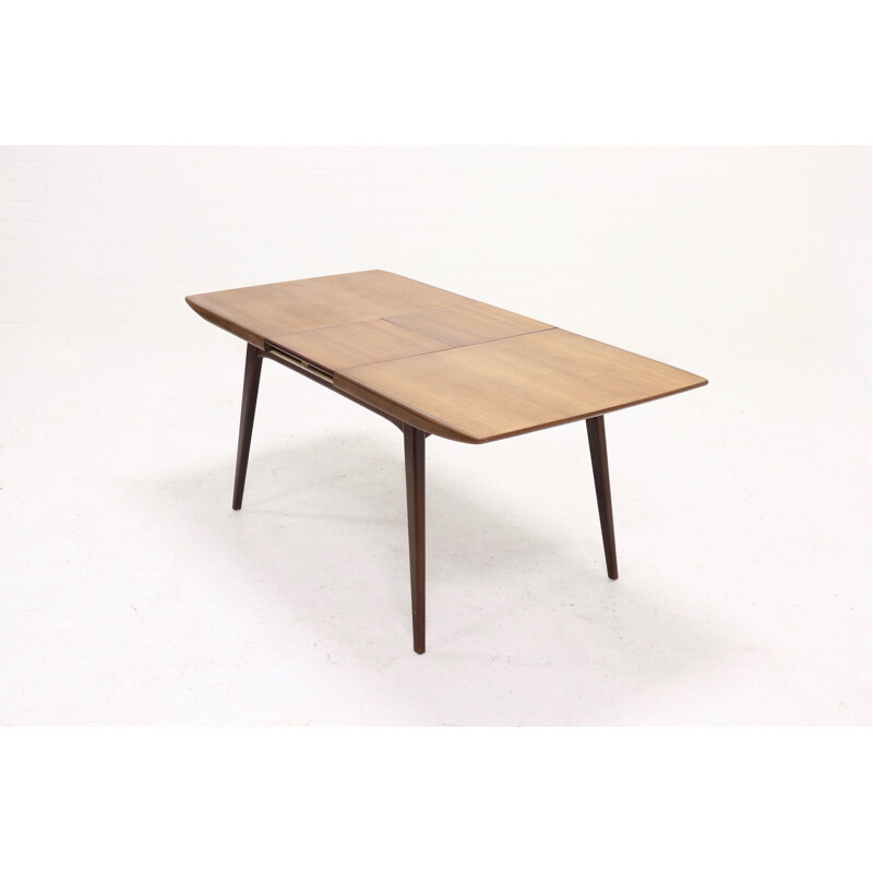 Vintage Teak Dining Table By Louis van Teeffelen for WeBe, 1950