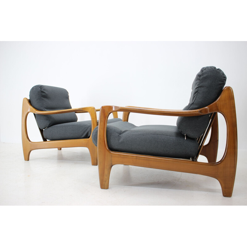 Paar vintage fauteuils, Denemarken, 1960