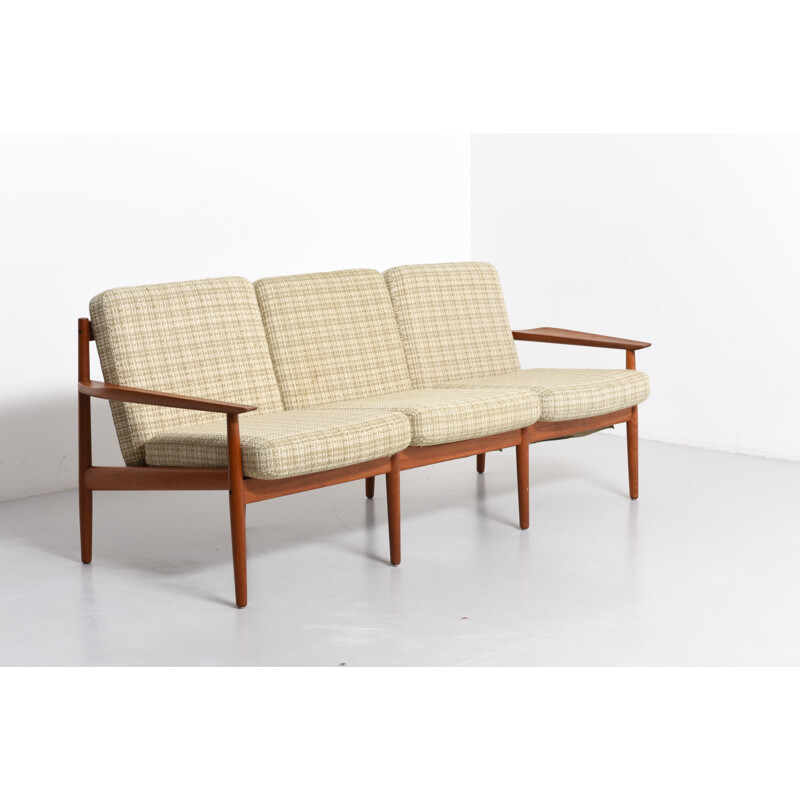 Glostrup Mobelfabrik 3-seater sofa in teak, Arne VODDER - 1960s