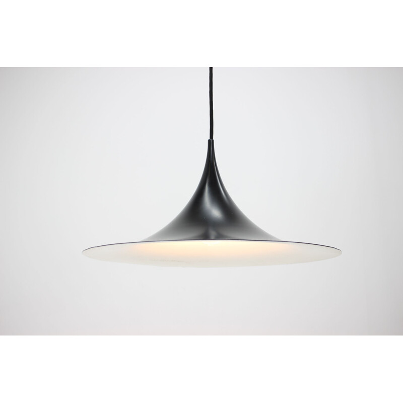 Vintage Pendant Semi Lamp by Claus Bonderup and Thorsten Thorup, 1970