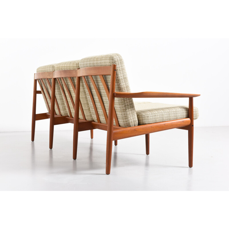 Glostrup Mobelfabrik 3-seater sofa in teak, Arne VODDER - 1960s