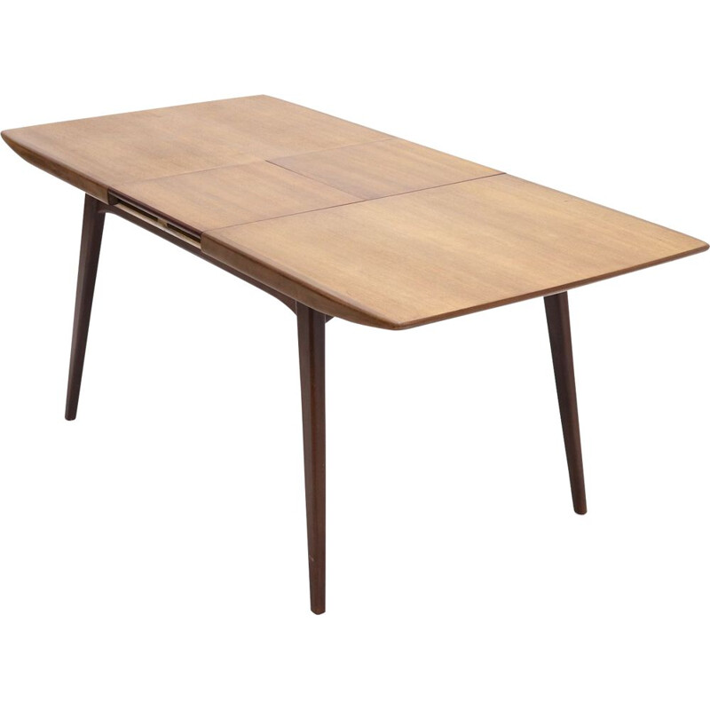 Vintage Teak Dining Table By Louis van Teeffelen for WeBe, 1950