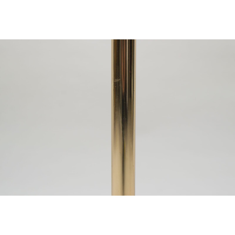 Vintage gold floor lamp by Palwa, 1970