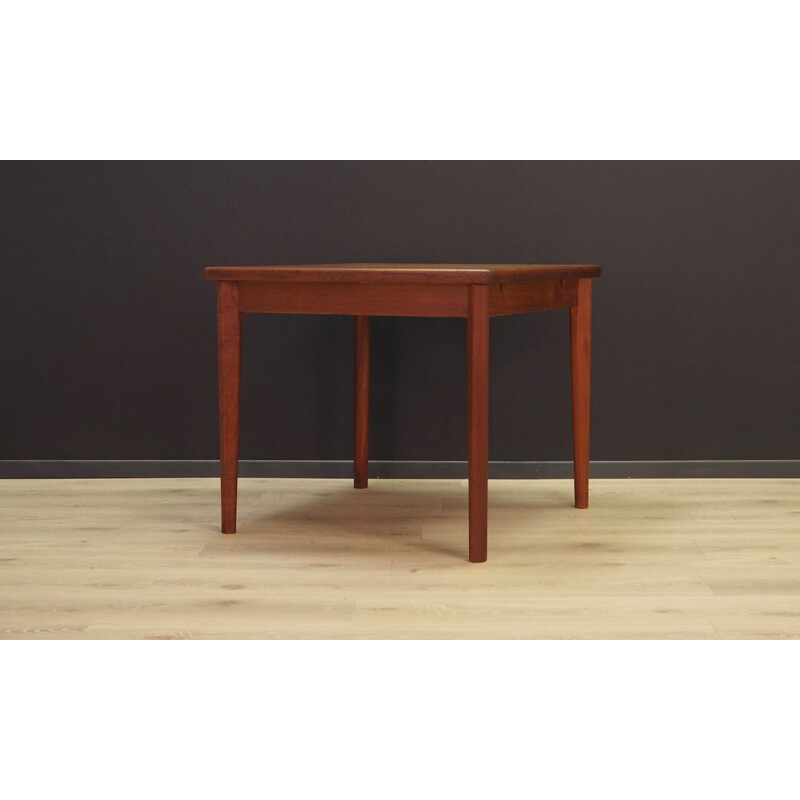 Vintage danish dining table in teak 1960