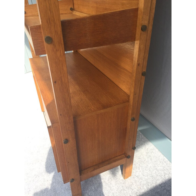 Vintage bookcase by Pierre Cruège 