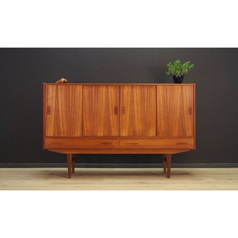 Vintage highboard in teak by P. Westergaard