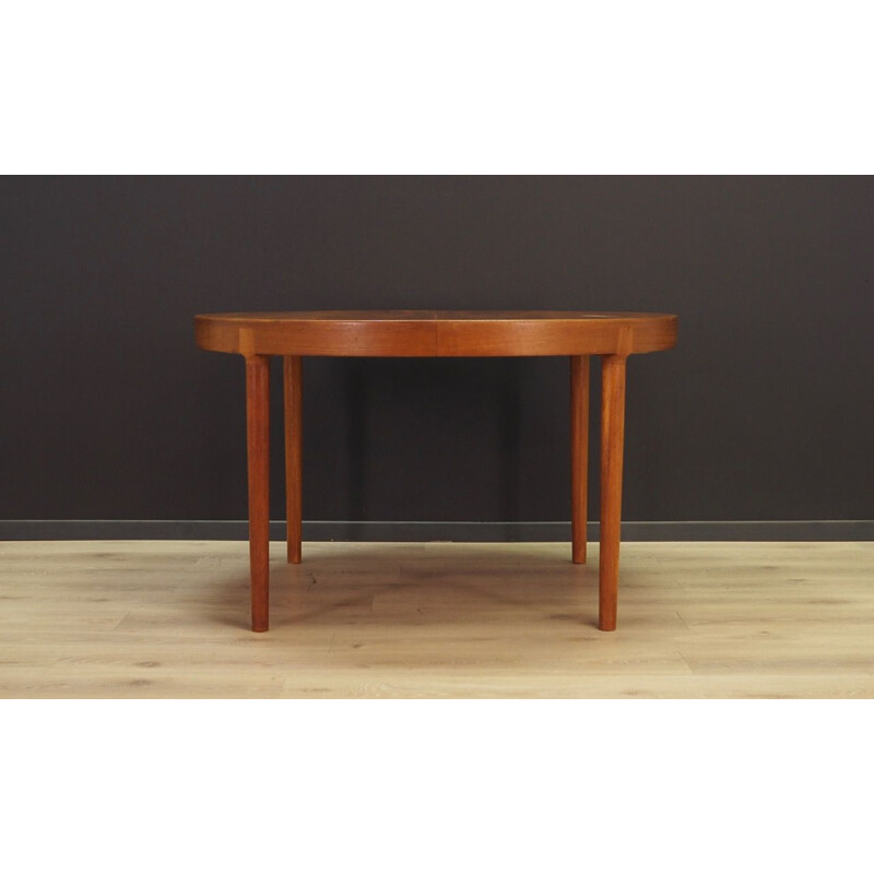 Vintage dining table in teak by Harry Østergaard for Randers Møbelfabrik Denmark 1960