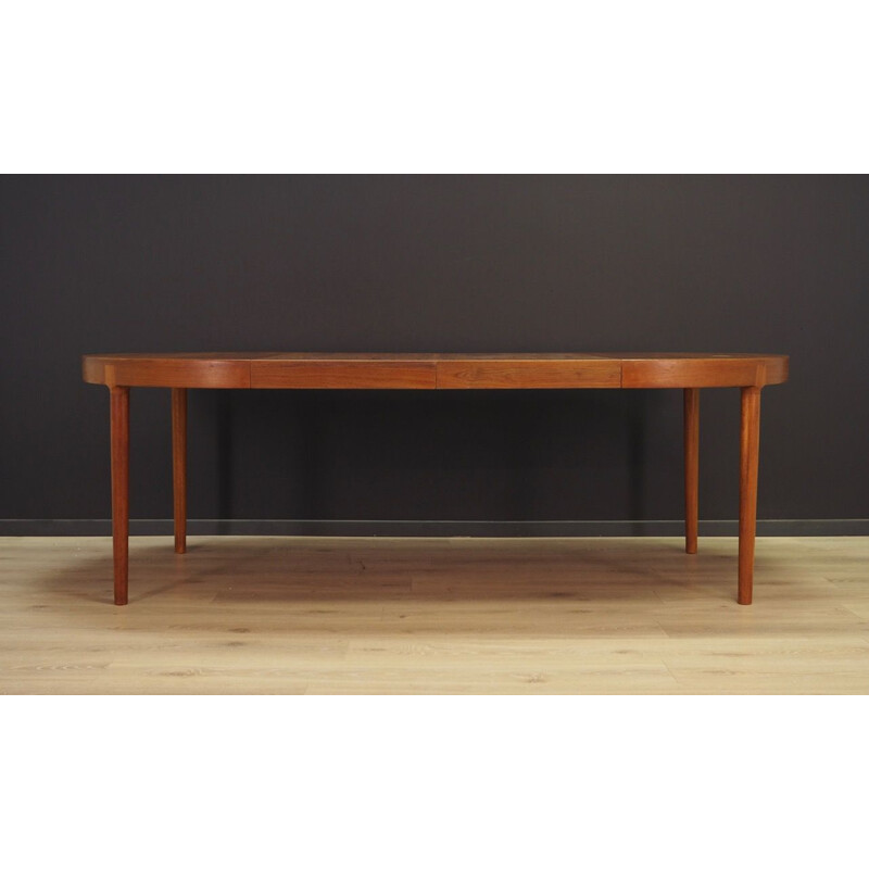 Vintage dining table in teak by Harry Østergaard for Randers Møbelfabrik Denmark 1960