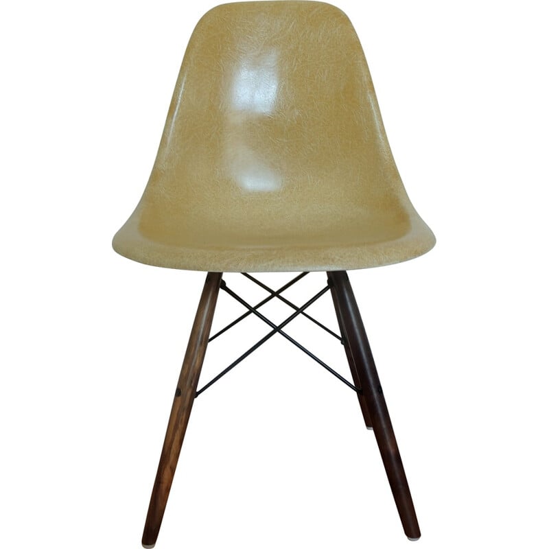 Herman Miller "DSW" ocher chair, Charles & Ray EAMES - 1972