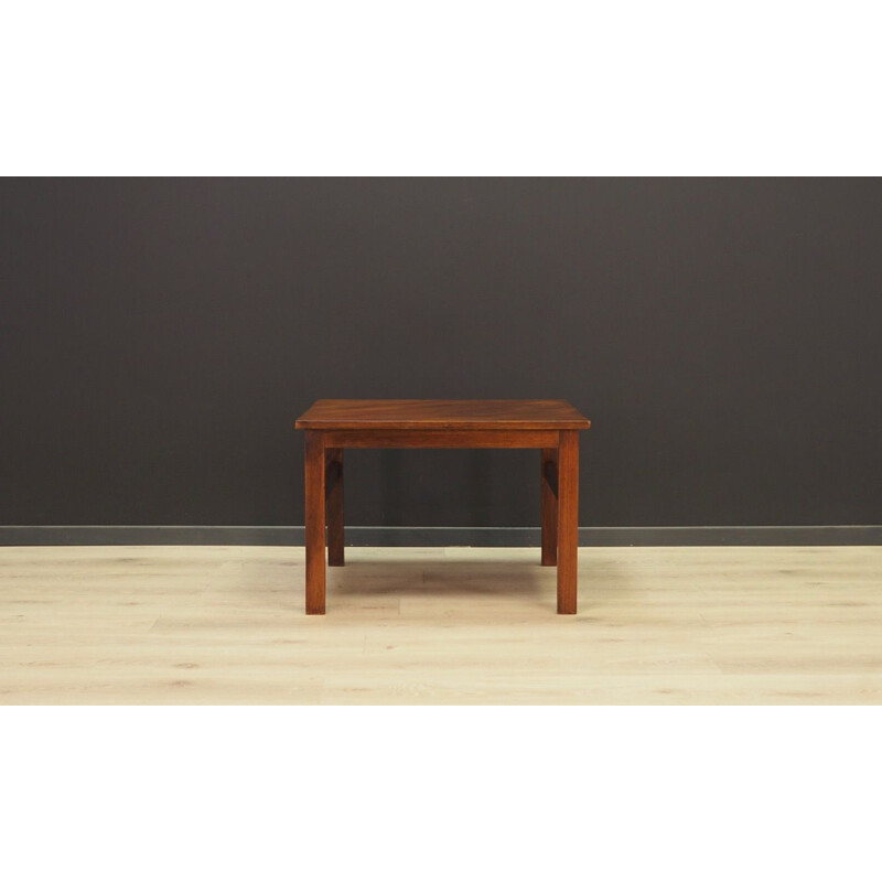 Table basse vintage danoise en palissandre, 1960