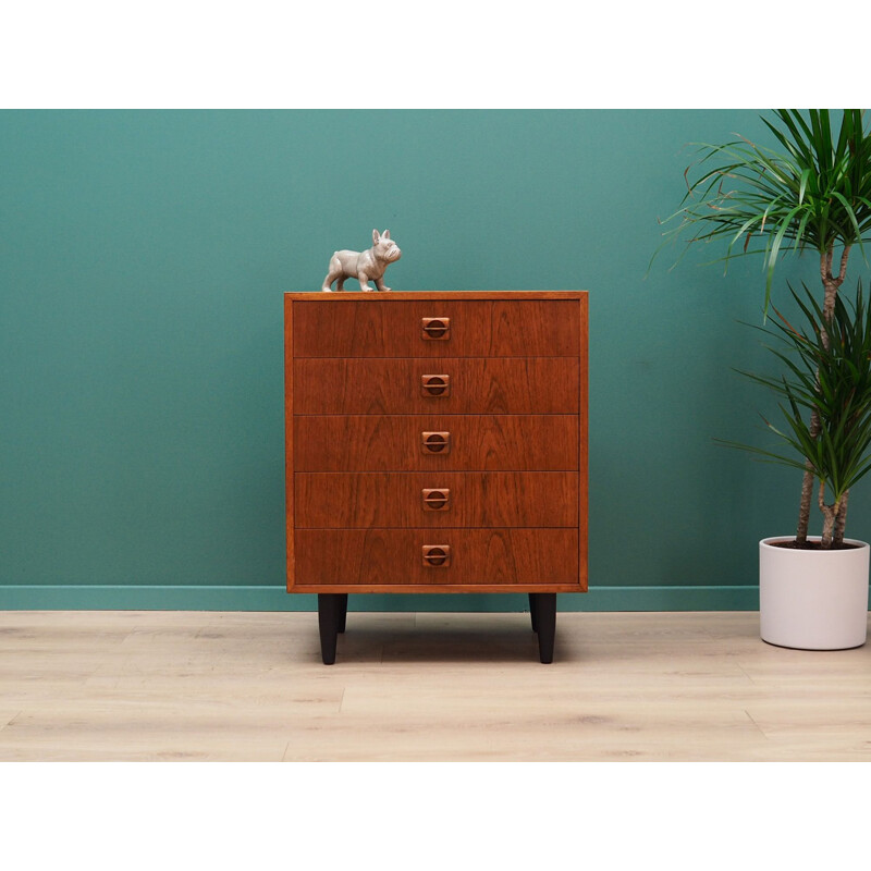 Vintage chest of drawers in teak 1960