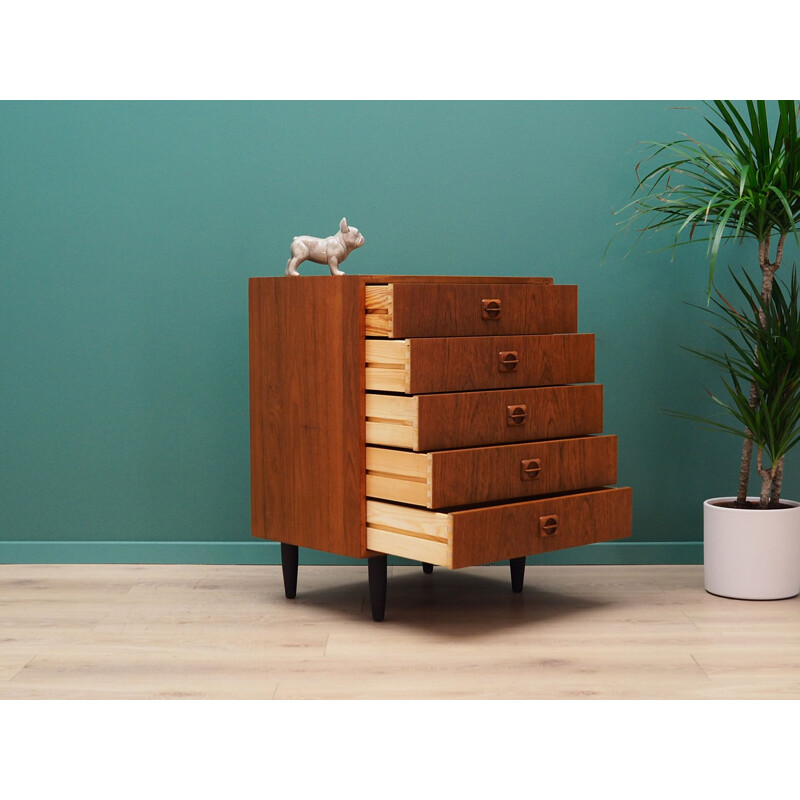 Vintage chest of drawers in teak 1960